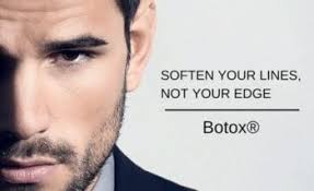 Man with dermal filler and antiwrinkle injectable - we like to call him BRO-tox!